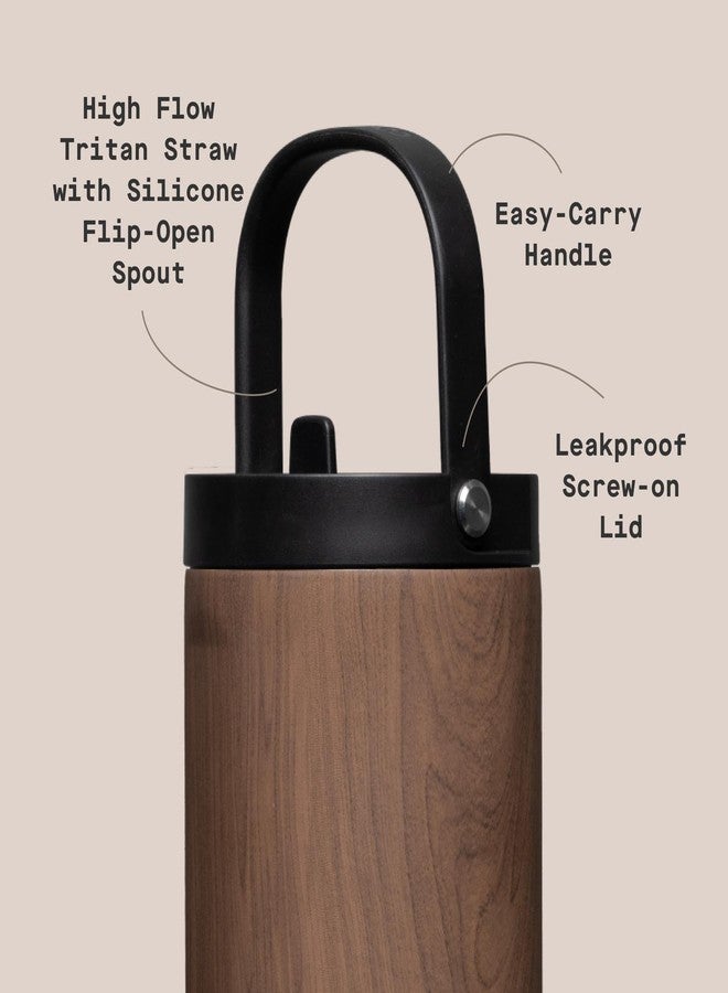 Corkcicle Go Cup XL - Leak-Proof Travel Tumbler - Triple Insulated Stainless Steel Water Bottle - Easy-Carry Handle - Summer Drinkware Gift - Keeps Drinks Ice Cold - 30 oz - Desert - Image 4
